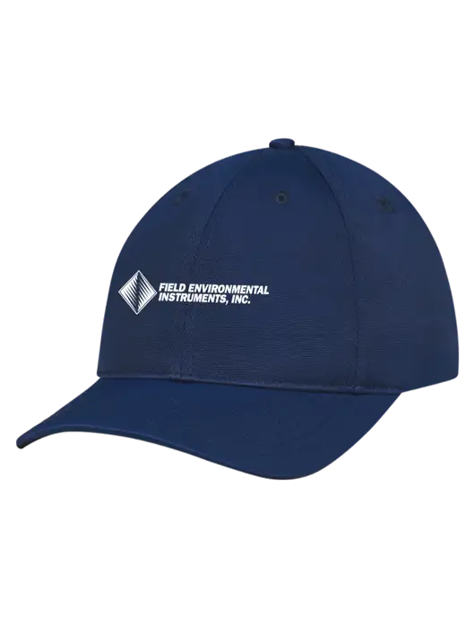 Navy Nylon Twill Performance Cap w/Field Environmental Logo