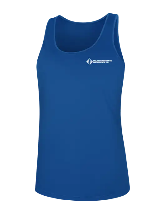 Womens Dark Royal PosiCharge Competitor Racerback Tank w/Field Environmental Logo