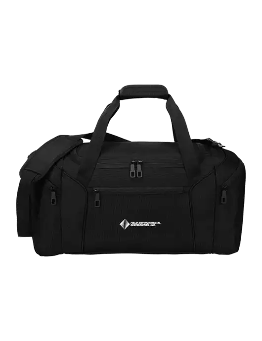 Slim & Lite Black Duffel    w/Field Environmental Logo
