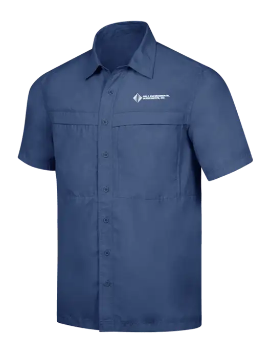 Navy Short Sleeve UV Daybreak Shirt w/Field Environmental Logo