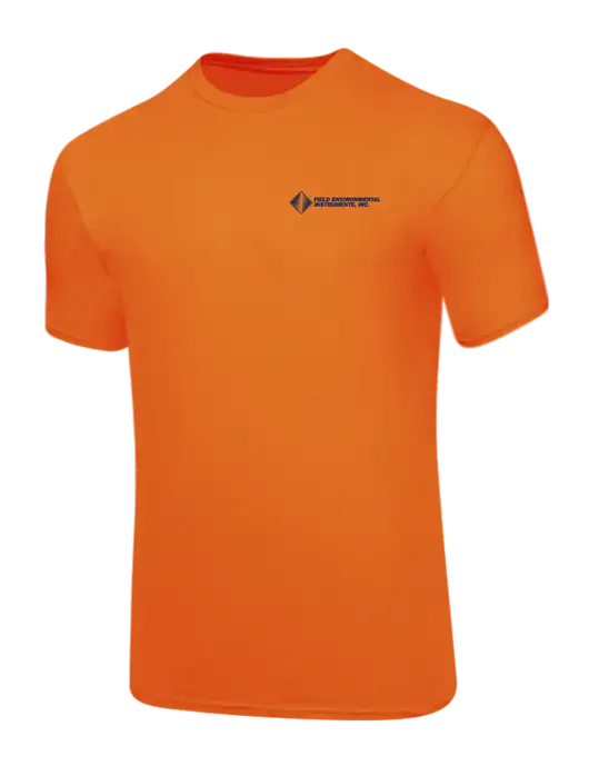 Core Blend Safety Orange T-Shirt w/Field Environmental Logo