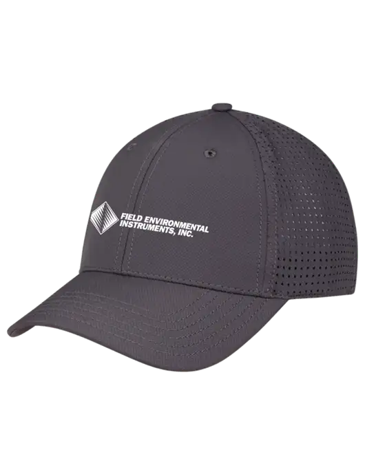 Charcoal Performance Stretchable Cap Hook & Loop w/Field Environmental Logo