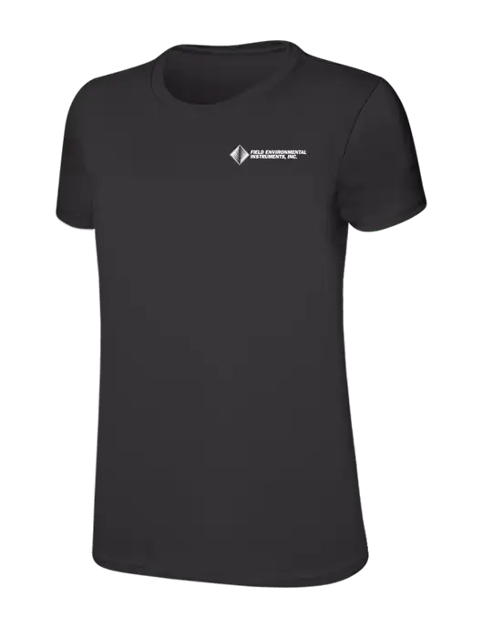 Womens Ring Spun Charcoal 4.5 oz T-Shirt w/Field Environmental Logo