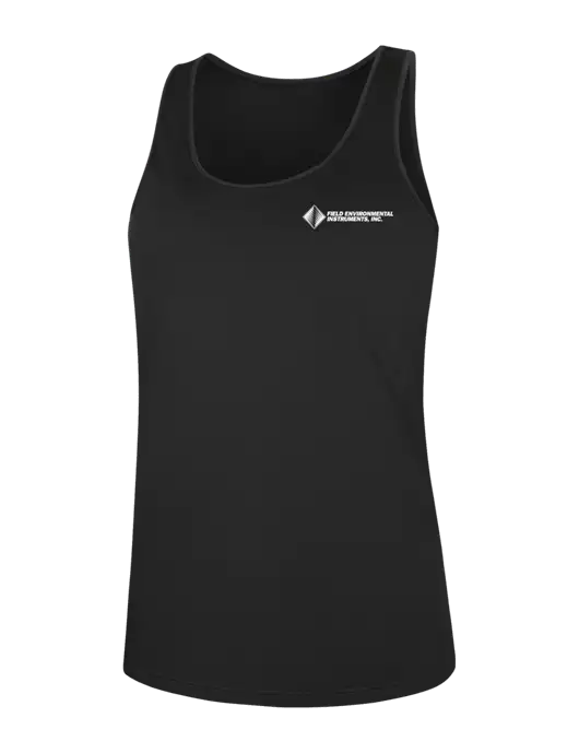 Womens Black PosiCharge Competitor Racerback Tank w/Field Environmental Logo