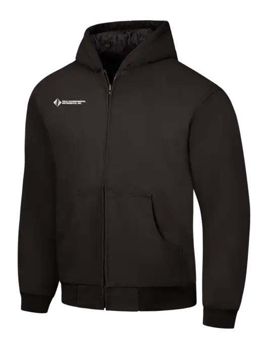 CornerStone Black Duck Cloth Hooded Work Jacket w/Field Environmental Logo