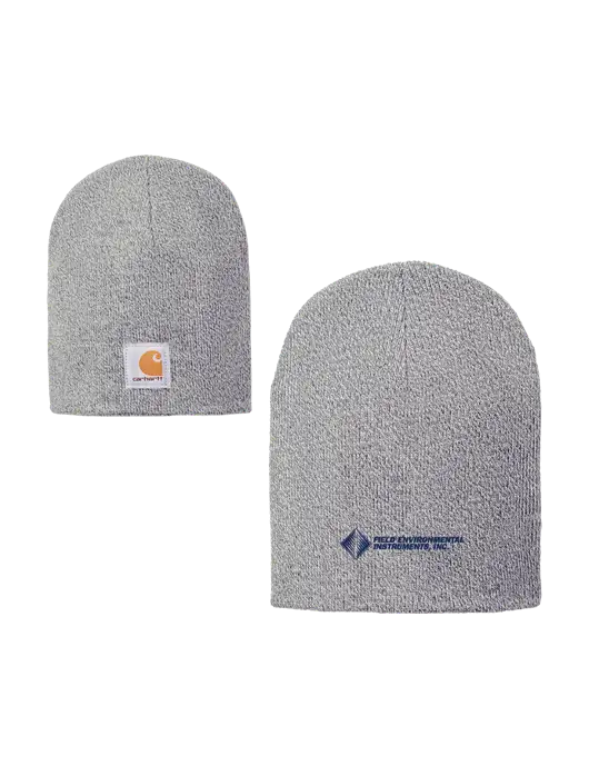 Carhartt Light Grey Heather Acrylic Knit Hat w/Field Environmental Logo
