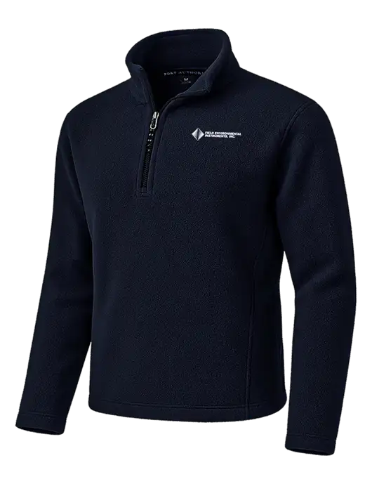 Navy Fleece 1/4-Zip Pullover w/Field Environmental Logo