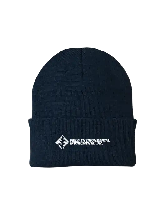 Navy Knit Cap w/Field Environmental Logo
