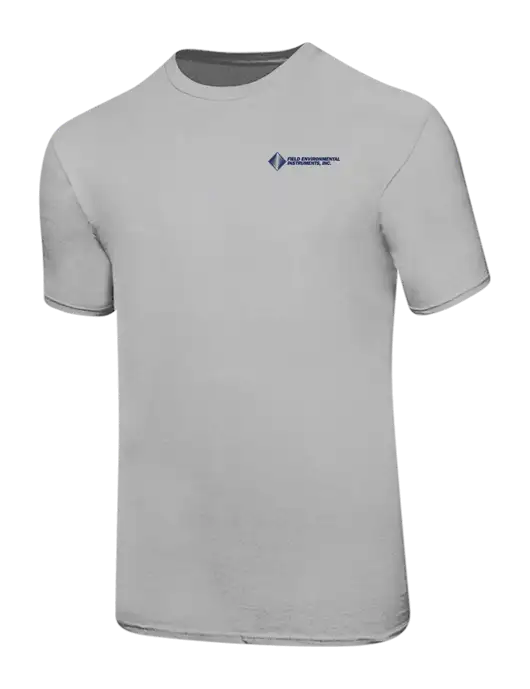 Ring Spun Silver 4.5 oz T-Shirt w/Field Environmental Logo