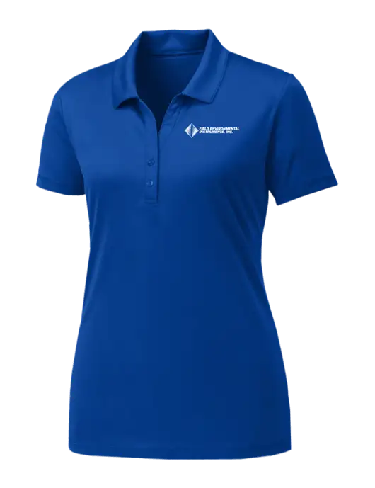 Womens Royal PosiCharge Competitor Polo w/Field Environmental Logo