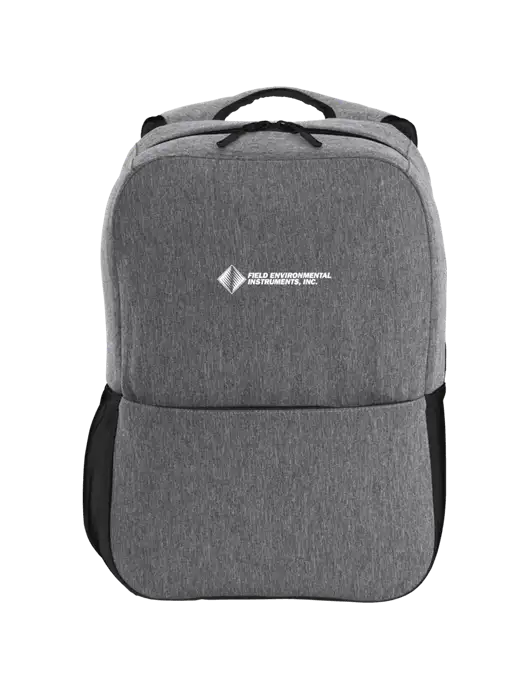 Access Square Laptop Graphite Heather/Black Backpack w/Field Environmental Logo