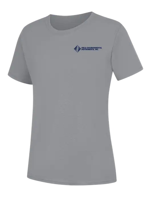 Womens Light Grey Heather Core Blend Tee w/Field Environmental Logo