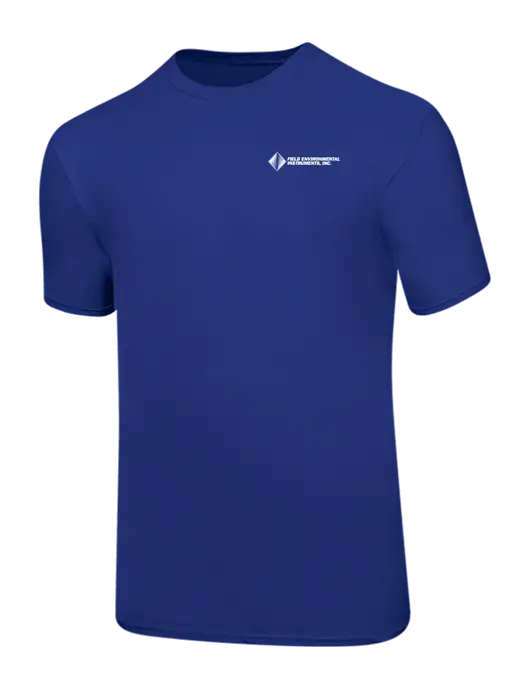 Ring Spun Royal 4.5 oz T-Shirt w/Field Environmental Logo
