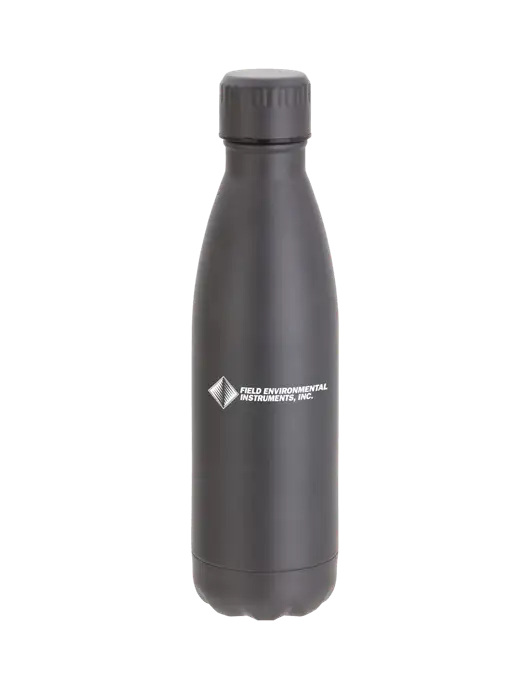 City Go Matte Charcoal 17 oz Insulated Bottle w/Field Environmental Logo