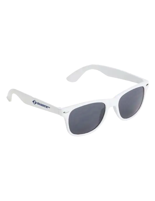 Daytona White Sunglasses w/Field Environmental Logo