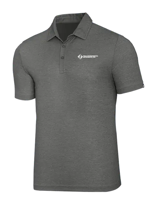 TravisMathew Grey Heather Oceanside Polo w/Field Environmental Logo