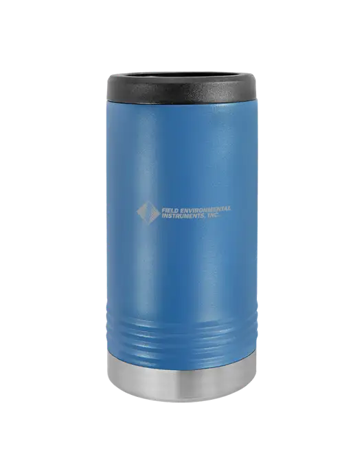 Polar Camel Powder Coated Royal Blue Vacuum Insulated Slim Beverage Holder w/Field Environmental Logo