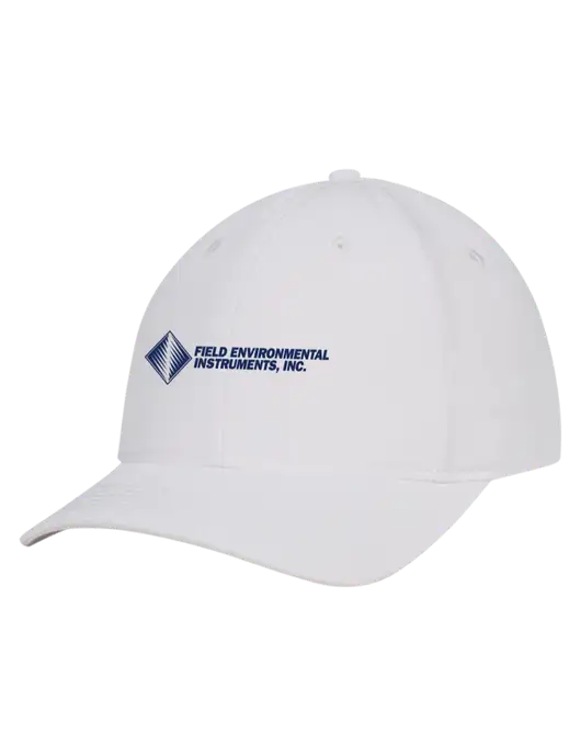 White Nylon Twill Performance Cap w/Field Environmental Logo