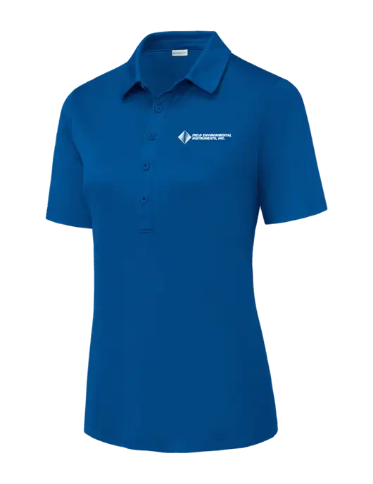 True Royal Womens Posi-UV Pro Polo w/Field Environmental Logo