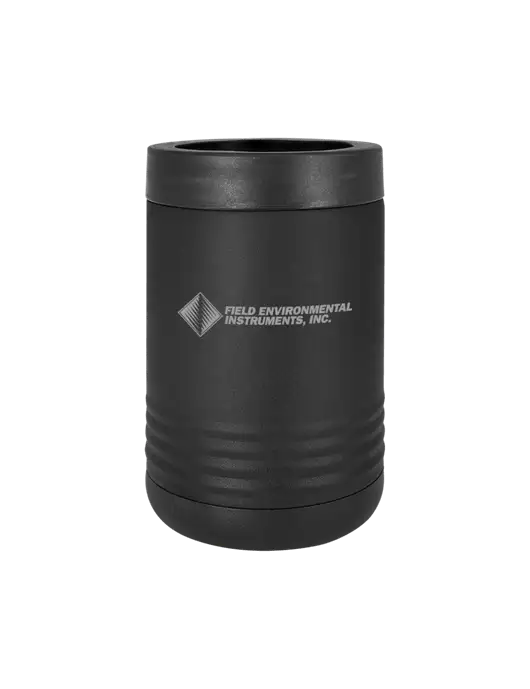 Polar Camel 12 oz Powder Coated Black Vacuum Insulated Beverage Holder w/Field Environmental Logo