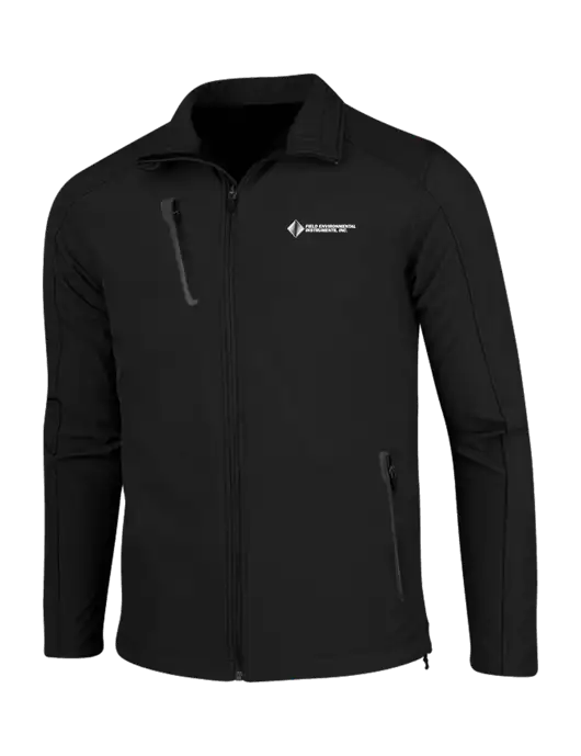 Black Welded Softshell Jacket w/Field Environmental Logo