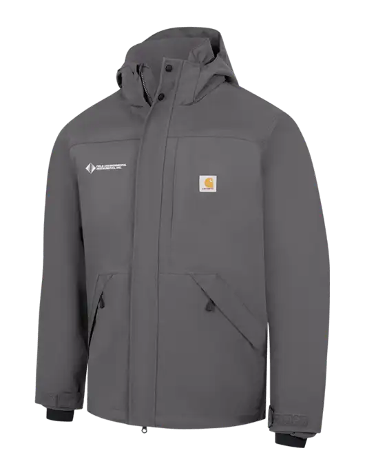 Carhartt Dark Grey Storm Defender Shoreline Jacket w/Field Environmental Logo