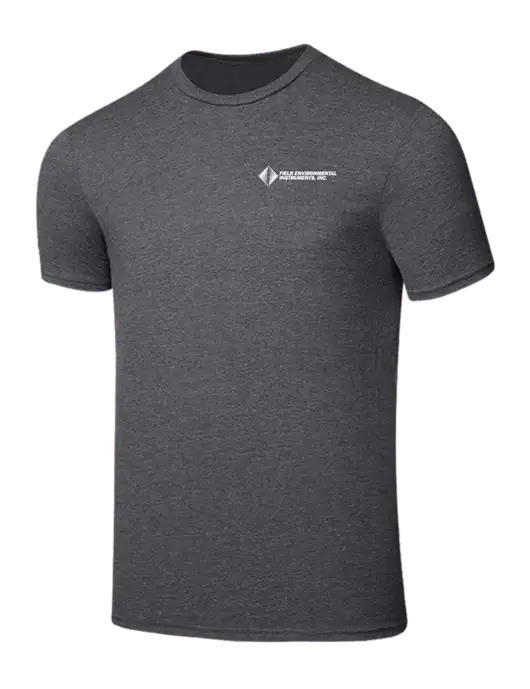 Seriously Soft Heathered Charcoal T-Shirt w/Field Environmental Logo