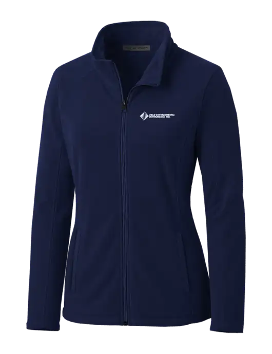 Navy Womens Microfleece Jacket w/Field Environmental Logo