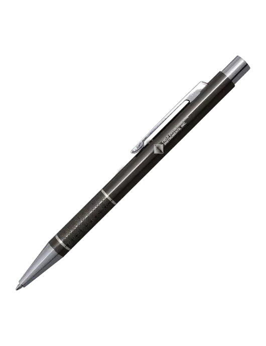 St George Gunmetal Pen - Blue Ink w/Field Environmental Logo