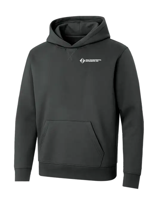 Allmade Charcoal Grey Organic French Terry Pullover Hoodie w/Field Environmental Logo