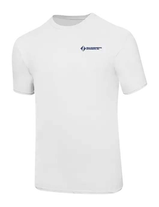 Ring Spun White 4.5 oz T-Shirt w/Field Environmental Logo