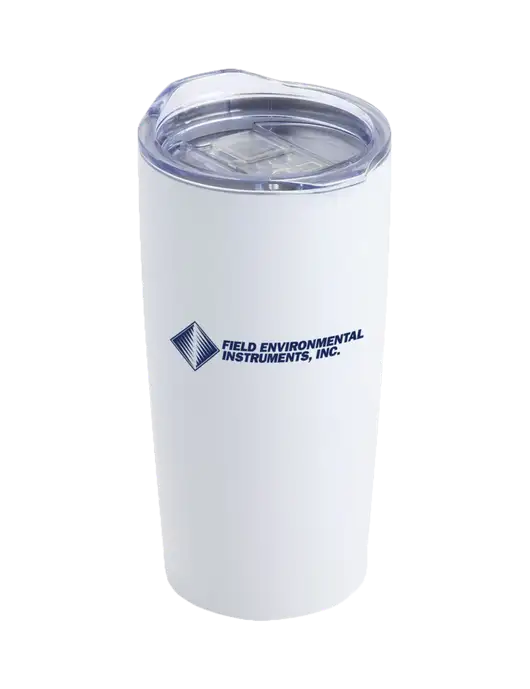 Society White 20 oz Insulated Tumbler w/Field Environmental Logo