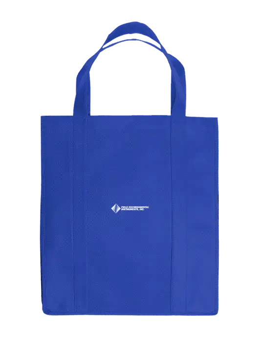 Eco Reusable Jumbo Royal Shopping Bag w/Field Environmental Logo