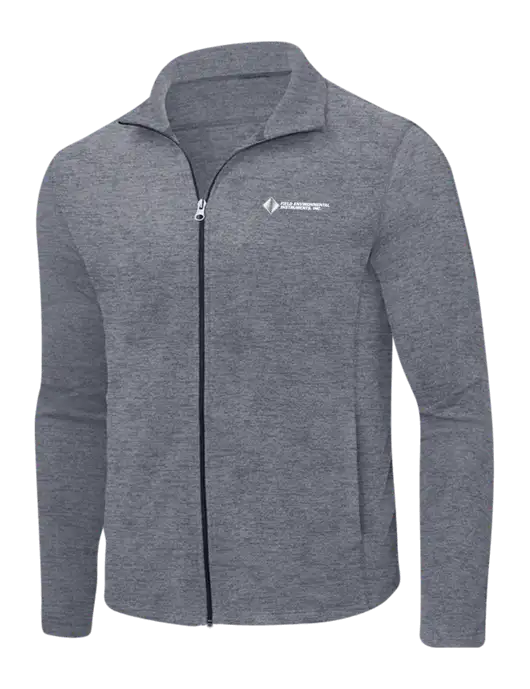 Light Navy Heather Microfleece Full-Zip Jacket w/Field Environmental Logo