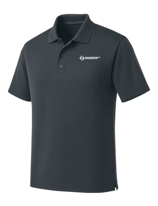 Dark Grey Dry Zone UV Micro Mesh Polo w/Field Environmental Logo