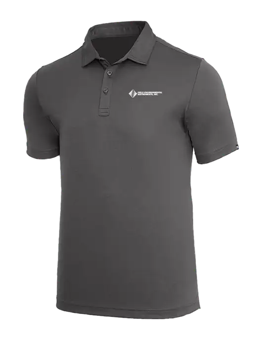 TravisMathew Med Dark Grey Coto Performance Polo w/Field Environmental Logo