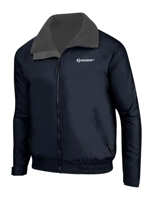 True Navy/Grey Heather Classic Competitor Jacket w/Field Environmental Logo