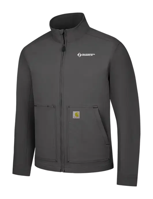 Carhartt Dark Grey Super Dux Soft Shell Jacket w/Field Environmental Logo