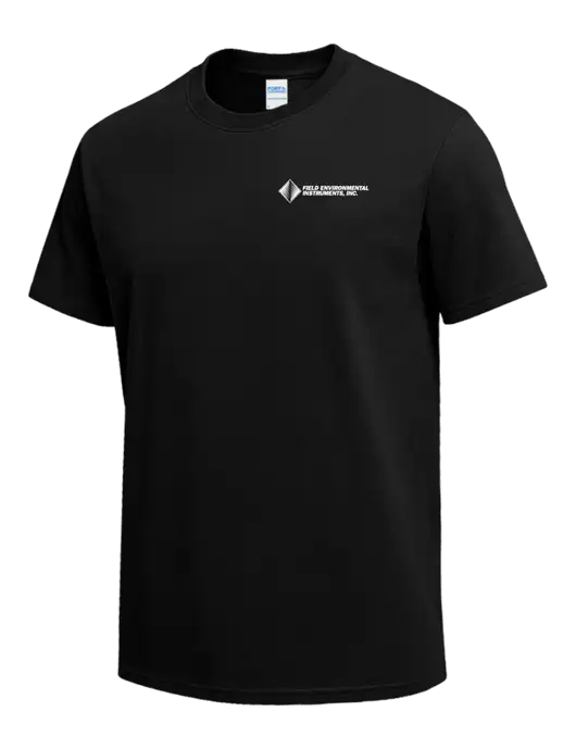 Black Heavyweight 6.1 oz T-Shirt w/Field Environmental Logo