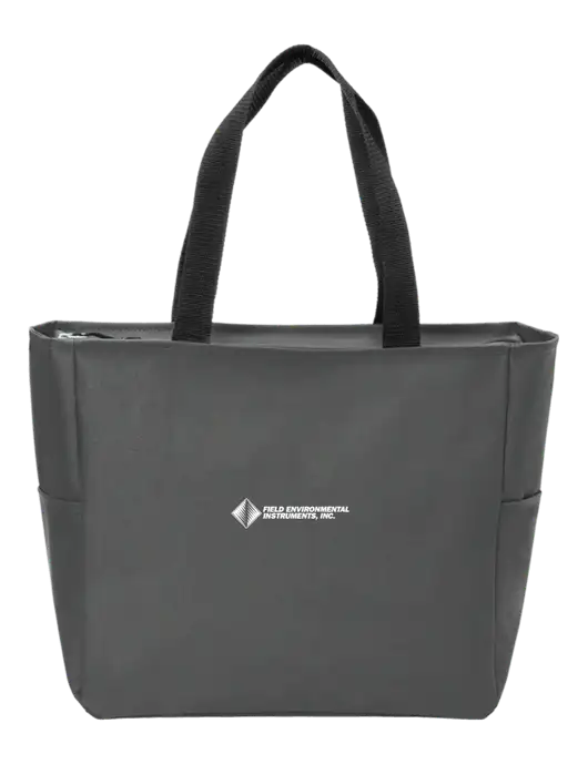 Everyday Charcoal Zip Tote Dark w/Field Environmental Logo