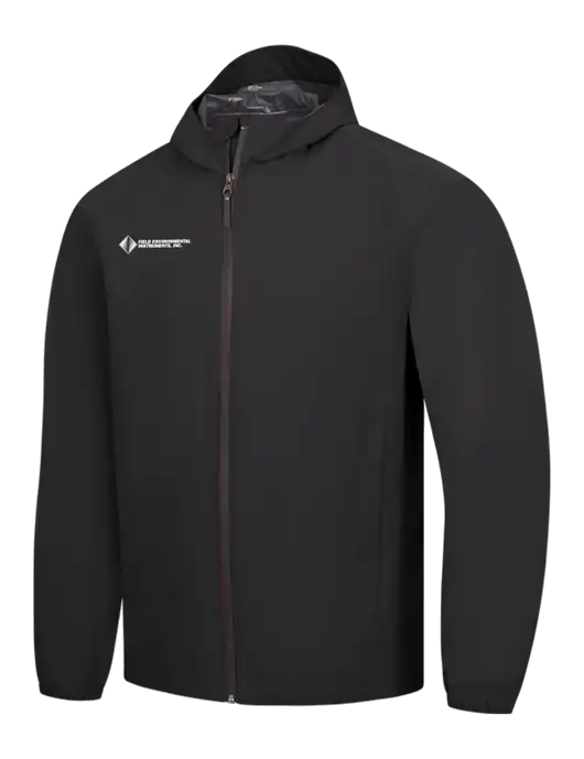 Black Essential Rain Jacket w/Field Environmental Logo