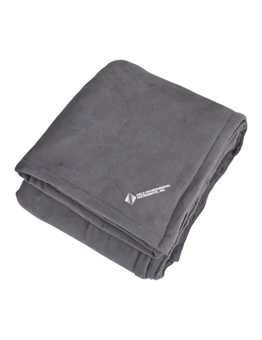 Mountain Lodge Hearth Grey Blanket  w/Field Environmental Logo