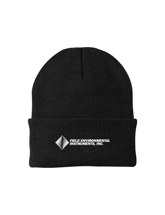 Black Knit Cap w/Field Environmental Logo