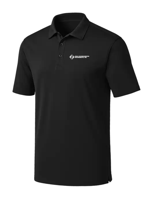 Black Silk Touch Performance Polo w/Field Environmental Logo
