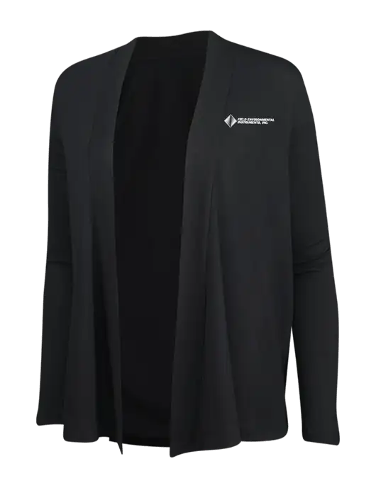 Black Womens Concept Cardigan w/Field Environmental Logo