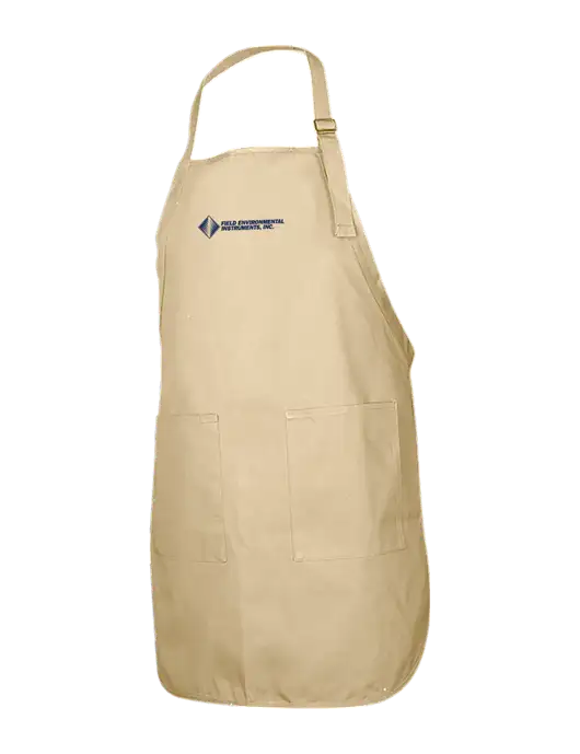 Full-Length Stone Apron With Pockets w/Field Environmental Logo