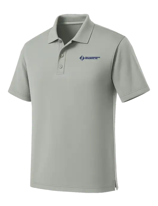 Light Grey Dry Zone UV Micro Mesh Polo w/Field Environmental Logo