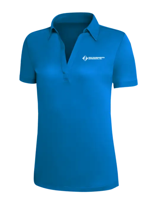 Royal Blue Silk Touch Womens Performance Polo w/Field Environmental Logo