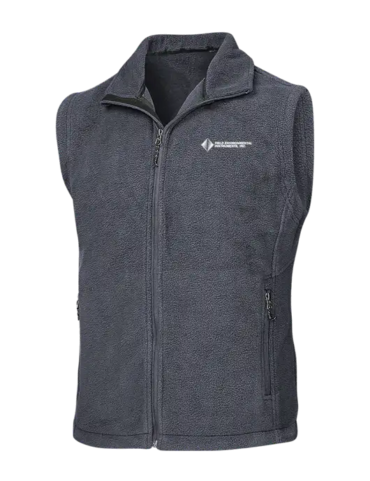 Dark Grey Fleece Vest w/Field Environmental Logo