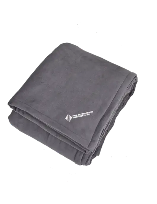 Oversized Graphite Ultra Plush Blanket Graphite w/Field Environmental Logo